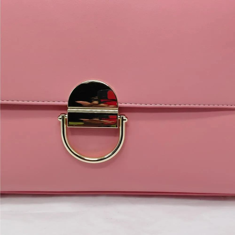Womens Satchel Handbag Pink Quiet Luxury Coquette Office Chic Wedding Party